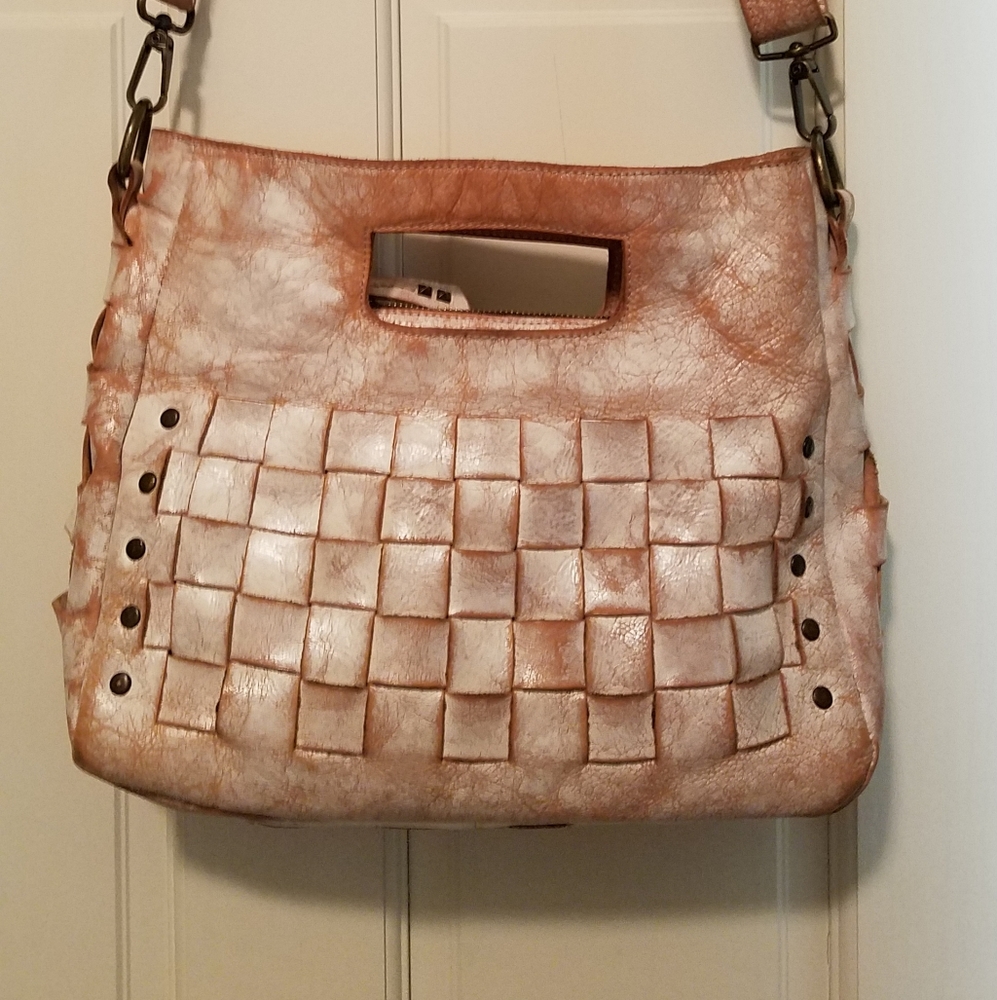 Bed Stu Orchid purse in nectar lux color.